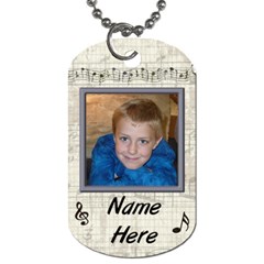 Rock & Roll Dog Tag - Dog Tag (Two Sides)