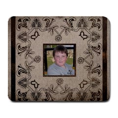 classic mocha  mousemat - Large Mousepad