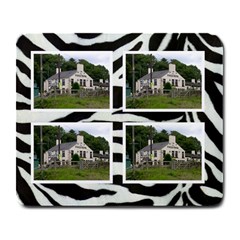 zebra 4 frame  mousemat - Large Mousepad