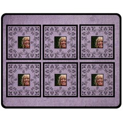 classic lavendar art nouveau medium fleece - Fleece Blanket (Medium)