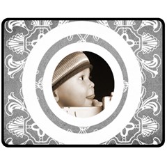 art nouveau grey lace medium fleece (4 styles) - Fleece Blanket (Medium) art nouveau grey lace medium fleece (4 styles) - Fleece Blanket (Medium)