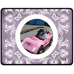 art nouveau lavendar lace medium fleece (4 styles) - Fleece Blanket (Medium) art nouveau lavendar lace medium fleece (4 styles) - Fleece Blanket (Medium)