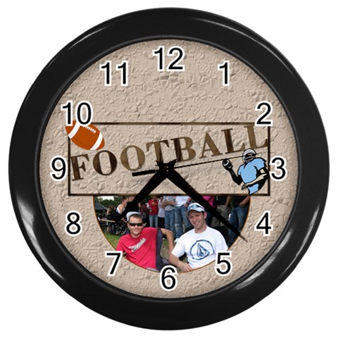 Football Wall Clock By Lil Front