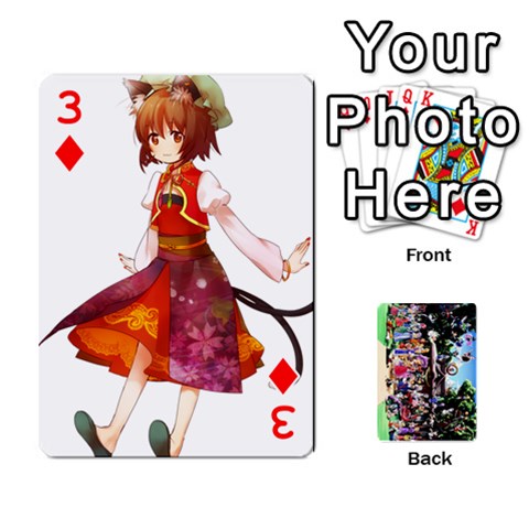 Touhou Playing Cards By Keifer Front - Diamond3