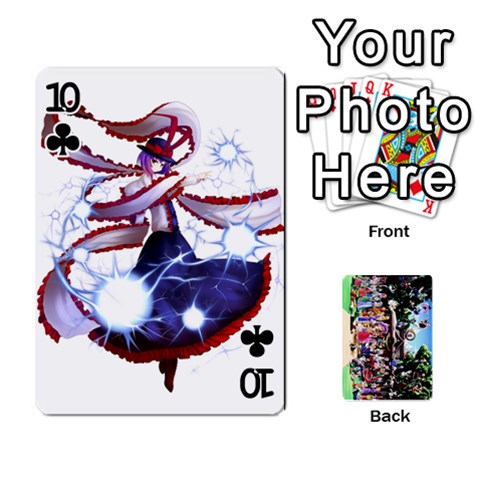 Touhou Playing Cards By Keifer Front - Club10