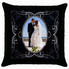 Black Beautiful Pillow - Throw Pillow Case (Black)