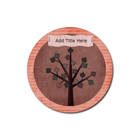 Harmony Tree Round Coaster By Bitsoscrap Front