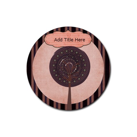 Harmony Round Tree Round Coaster By Bitsoscrap Front