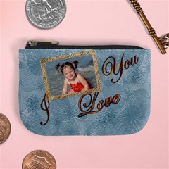 PALM LOVE2 BLUE coin purse - Mini Coin Purse