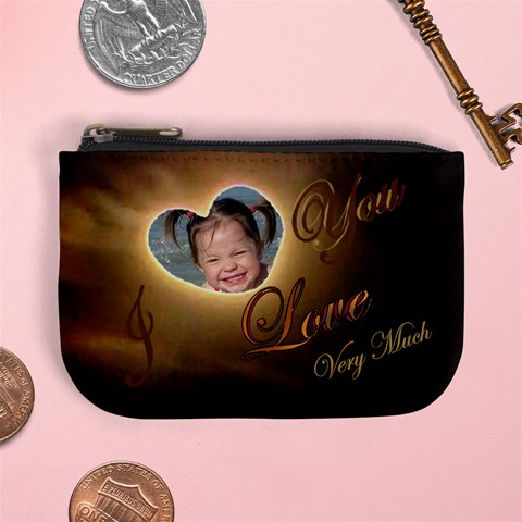 Heart You1 Coin Purse By Ellan Front