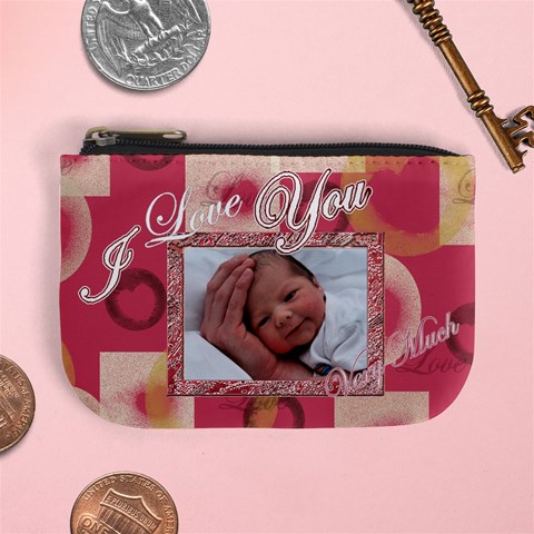 Heart You2 Coin Purse By Ellan Front
