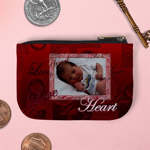 Heart You2 Coin Purse By Ellan Back