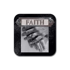 Faith Coaster - Rubber Coaster (Square)