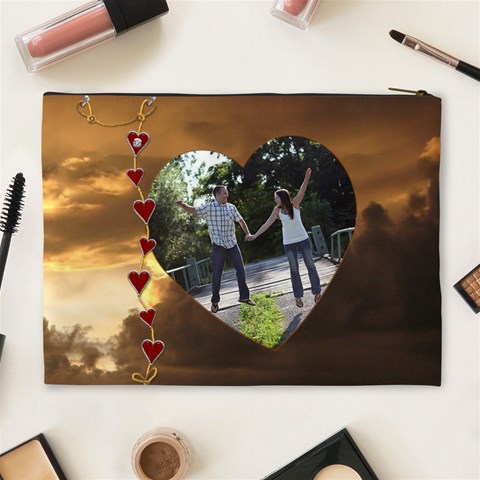 Love Generously Xl Cosmetic Bag By Lil Back