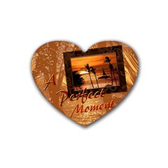 heart coaster22 perfect moment - Rubber Coaster (Heart) heart coaster22 perfect moment - Rubber Coaster (Heart)