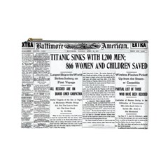 Newspaper Cosmetic Bag - Cosmetic Bag (Large)