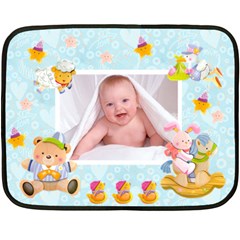 Blankie Bunny Baby Boy Mini Fleece