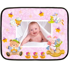 Blankie Bunny lavendar love Baby Mini Fleece - Fleece Blanket (Mini)