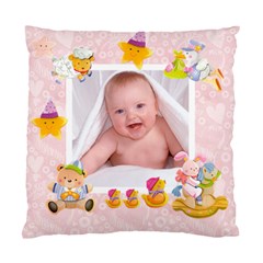 Blankie Bunny Baby girl Double sided cushion (5 styles) - Standard Cushion Case (Two Sides)