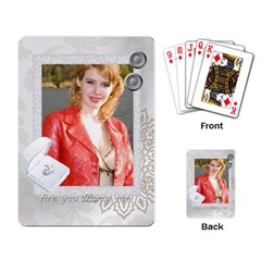 wedding card - Playing Cards Single Design (Rectangle) wedding card - Playing Cards Single Design (Rectangle)