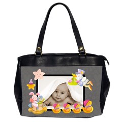 100% love almost black blankie baby oversized diaper bag - Oversize Office Handbag (2 Sides) 100% love almost black blankie baby oversized diaper bag - Oversize Office Handbag (2 Sides)