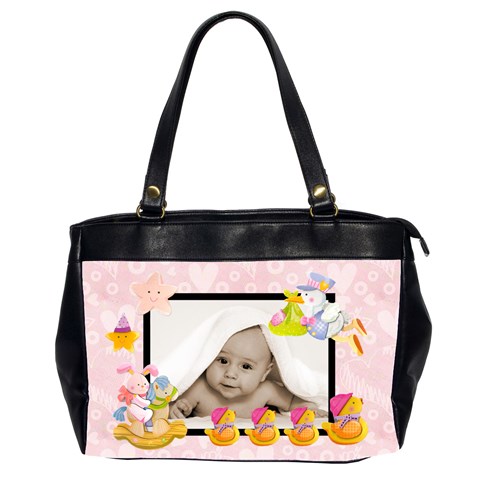 Pale Pink Blankie Baby Oversized Diaper Bag By Catvinnat Front