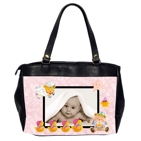 Pale Pink Blankie Baby Oversized Diaper Bag By Catvinnat Back