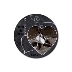 You & Me Coaster - Rubber Coaster (Round)