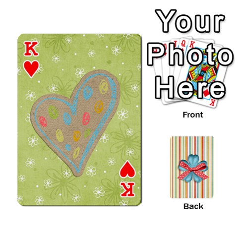 King Frolicandplay Cards By Sheena Front - HeartK