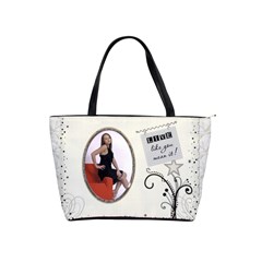 Live like you Mean It Shoulder Handbag - Classic Shoulder Handbag