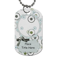 Simple Simon Circles Dog Tag - Dog Tag (One Side)