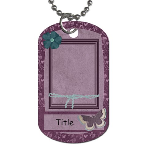 Colors Of March Dog Tag By Bitsoscrap Front