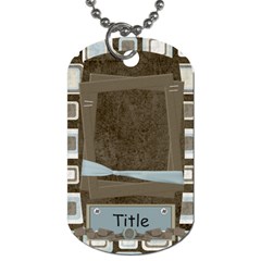 Little Dreamer Blocks Dog Tag - Dog Tag (One Side)