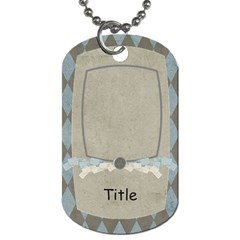 Little Dreamer Diamonds Dog Tag - Dog Tag (One Side)