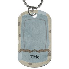 Little Dreamer Dots Dog Tag - Dog Tag (One Side)