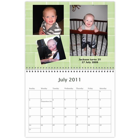 Calendar 2011 X Mas By Vanessa Jul 2011