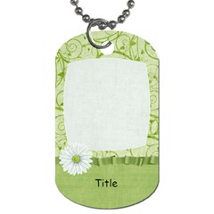 Summer Breeze Swirl Dog Tag - Dog Tag (One Side)