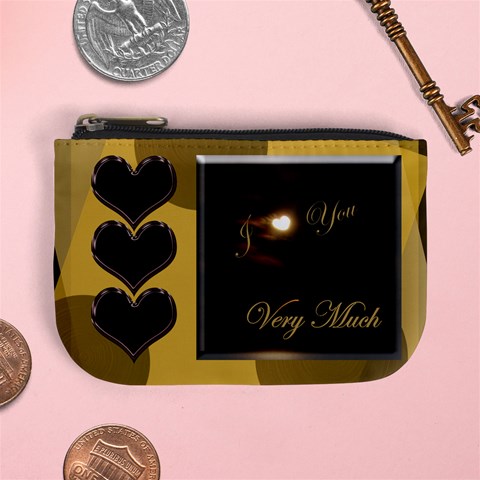 Heart Moon Pg 14 Pg 19coin Purse By Ellan Front