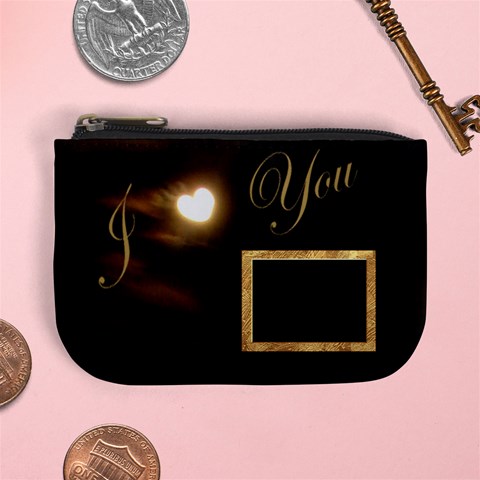 Heart Moon Pg 1 Pg 19 Coin Purse By Ellan Front