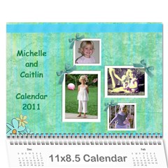 old photos/new - Wall Calendar 11  x 8.5  (18 Months)