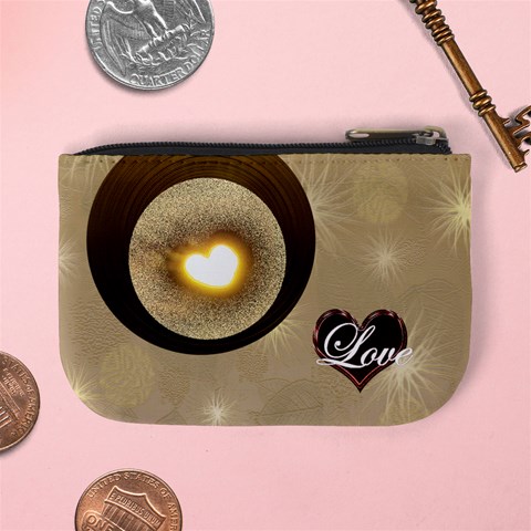 Heart Moon 11 Coin Purse By Ellan Back