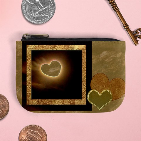 Heart Moon 12 Coin Purse By Ellan Front
