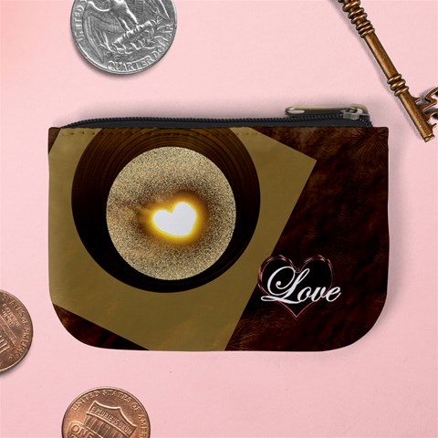 Heart Moon 12 Coin Purse By Ellan Back