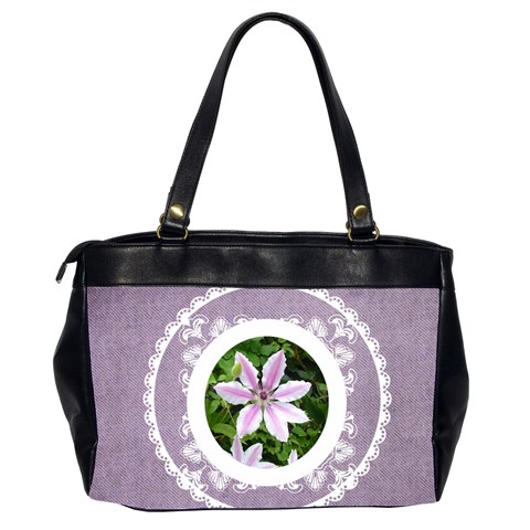 Lacy Lady Lavendar Oversized Office Bag By Catvinnat Back
