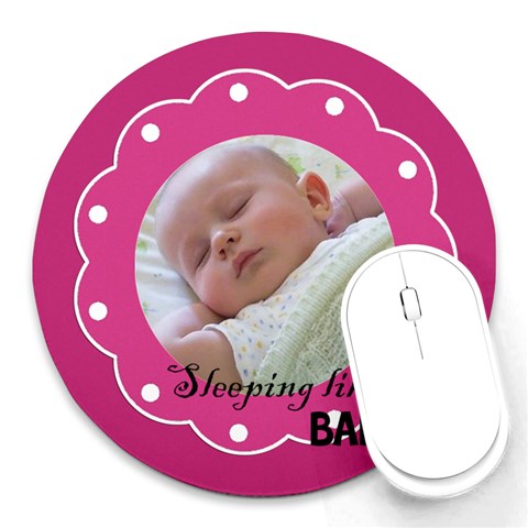 Sleeping Baby Pink Front
