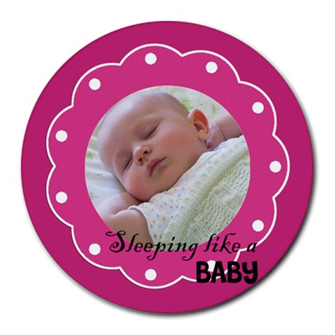 Sleeping Baby Pink Front