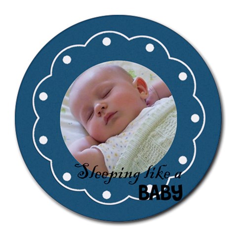 Sleeping Baby Blue Front