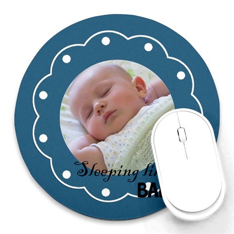 Sleeping Baby Blue Front