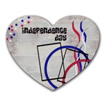 Independence day - Memopad - Heart Mousepad