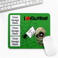 I love halloween - Mousepad - Large Mousepad